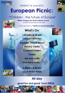 European Picnic to celebrate International Children's Day
