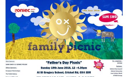 Oxford Picnic – Tym razem pod hasłem “Father’s Day Picnic”